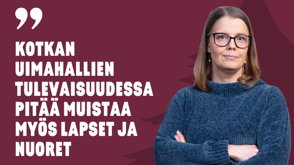 Kotkan uimahallien tulevaisuudessa pitää muistaa myös lapset ja nuoret