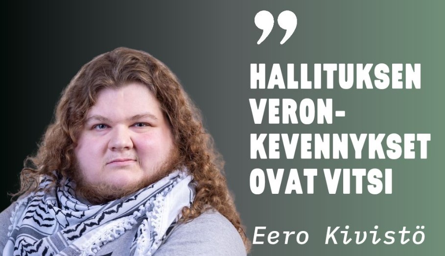 Hallituksen veronkevennykset ovat vitsi