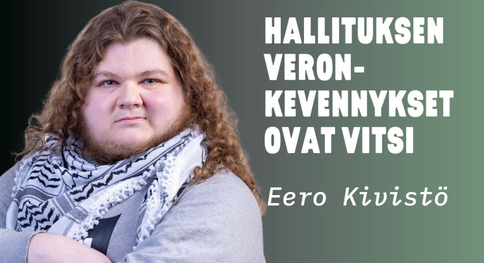 Hallituksen veronkevennykset ovat vitsi